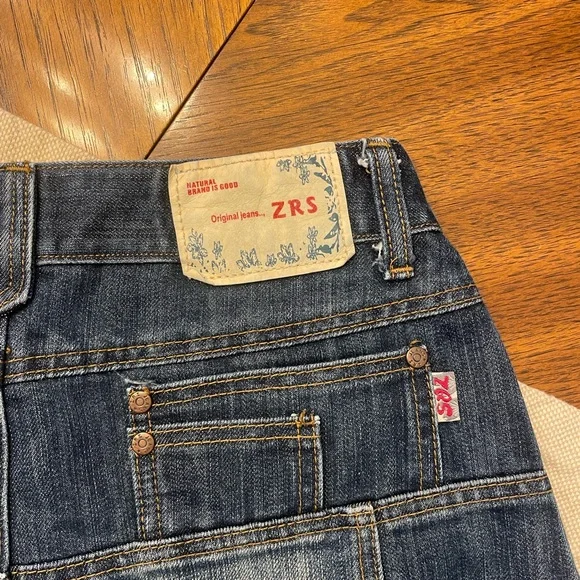 ZRS JEANS Y2K DENIM, PATCHED AND LAYERED SKIRT M - Picture 6 of 7